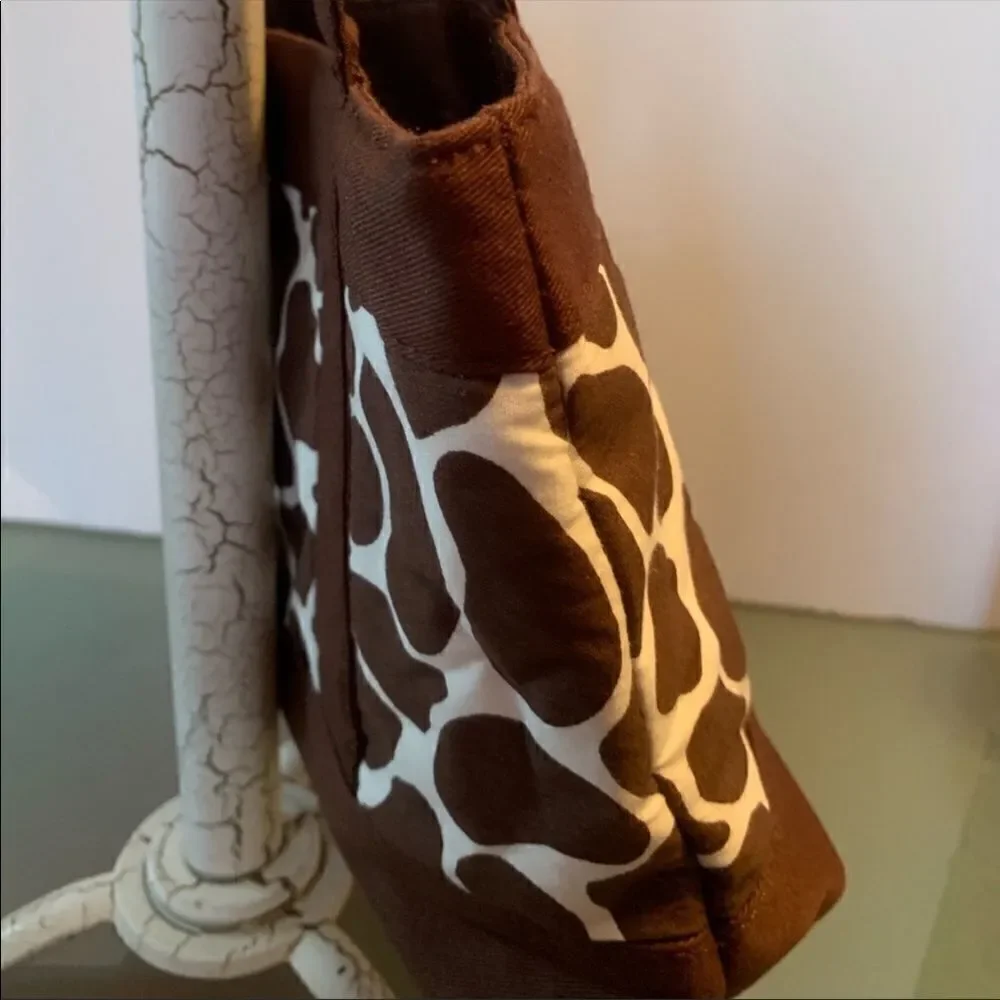 Gymboree Glamour Safari Tote Purse Giraffe Print